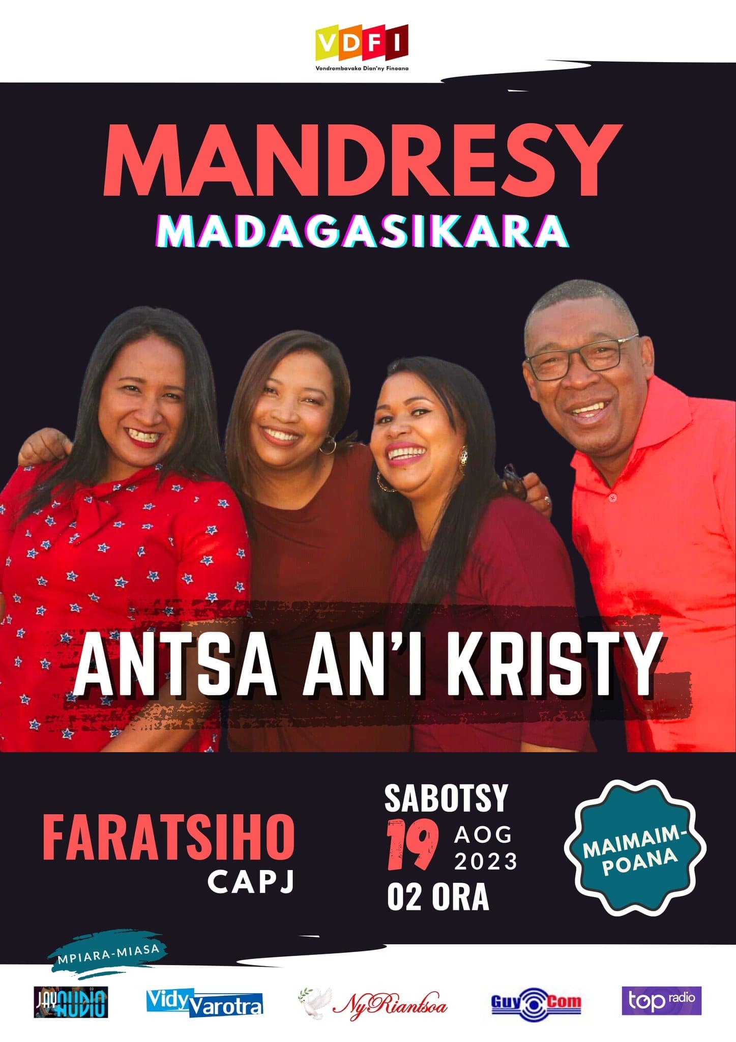 Mandresy Madagasikara à MORONDAVA , Morondava